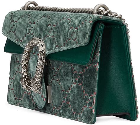 gucci teal velvet bag|Gucci velvet bag dionysus.